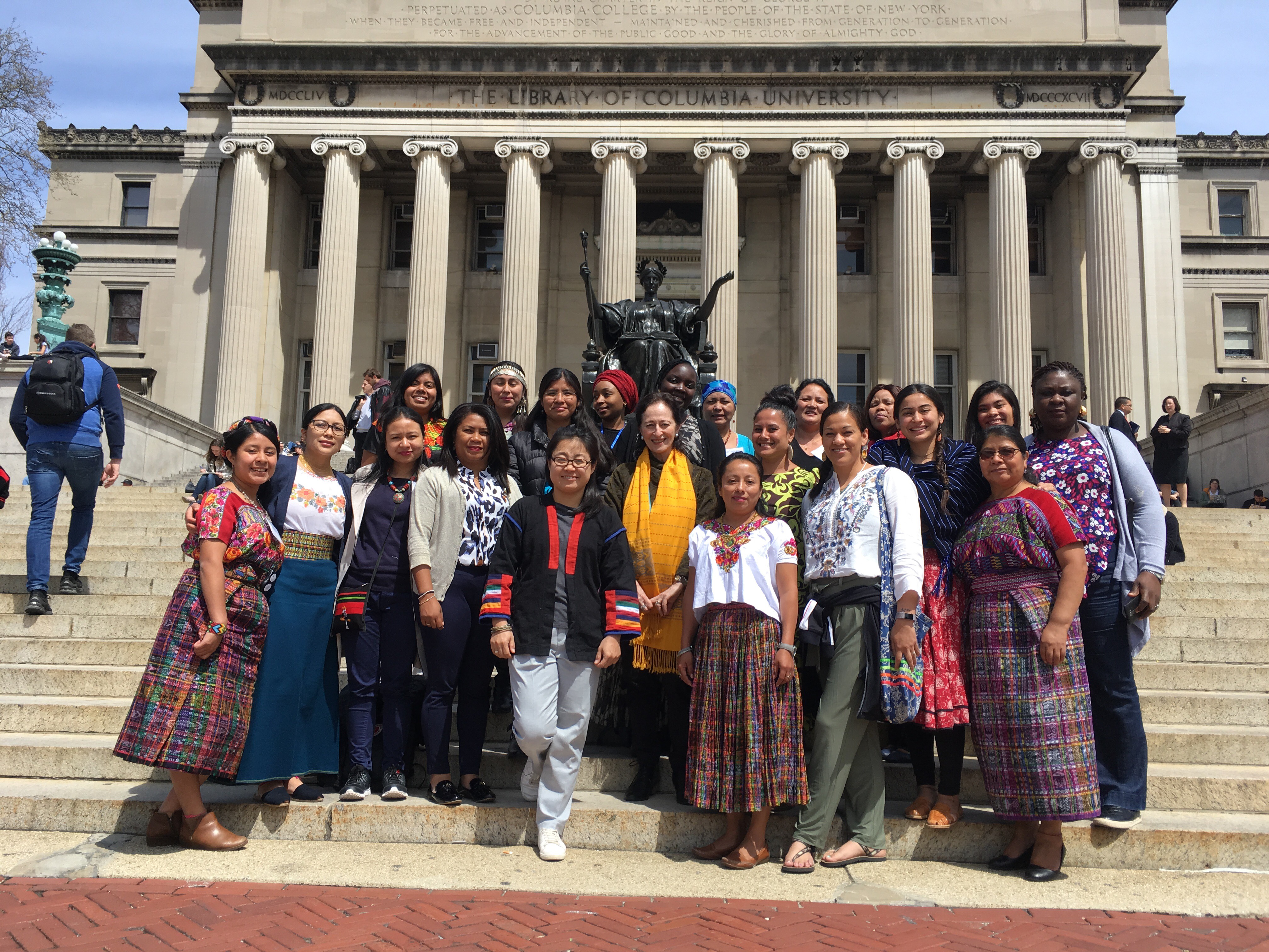 Indigenous women from FIMI at Columbia in 2019