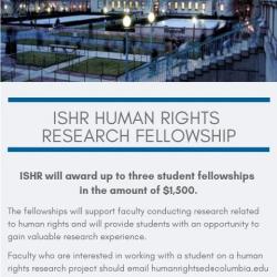 ISHR Research Fellowship