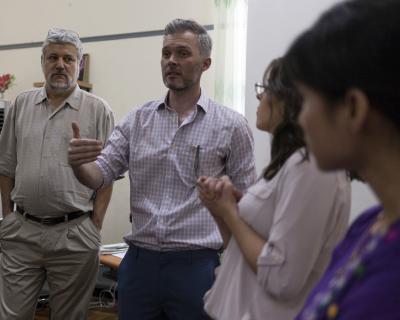 Elazar Barkan, Ben Fleming, and Kristina Eberbach